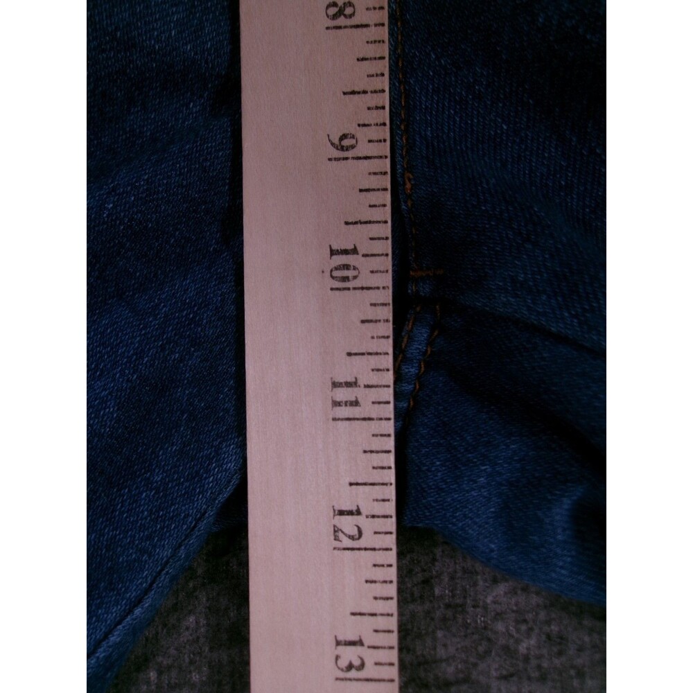 Terra Sky Jeans Women 0X Blue Pull On Capris Medium Wash Classic Cuffed Summer - Picture 5 of 14